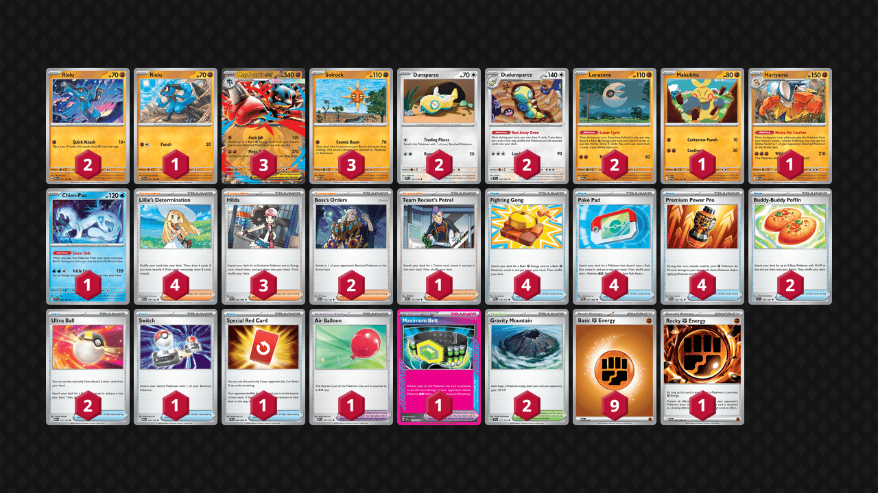 Mega 路卡利歐(Mega Lucario) 牌組圖片