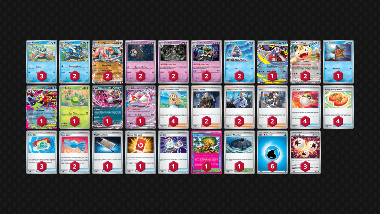 Greninja 牌組圖片