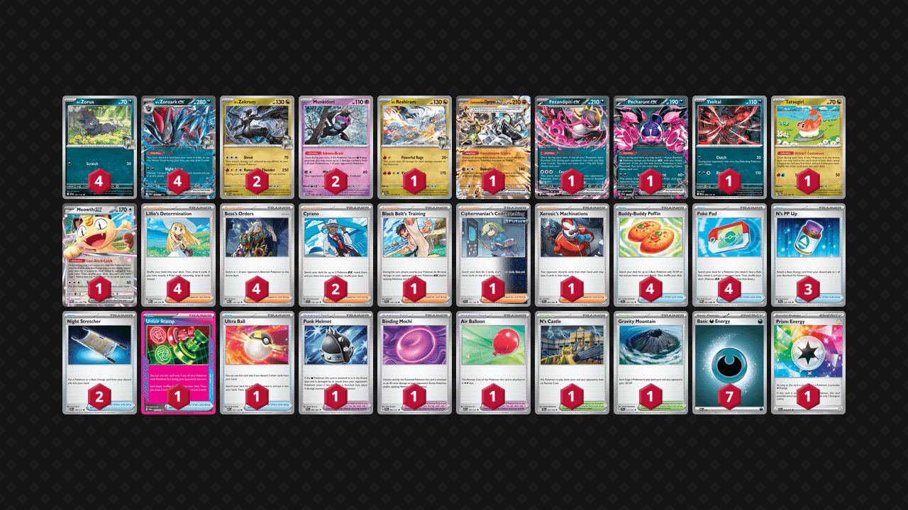 N's 索羅亞克(N's Zoroark) 牌組圖片