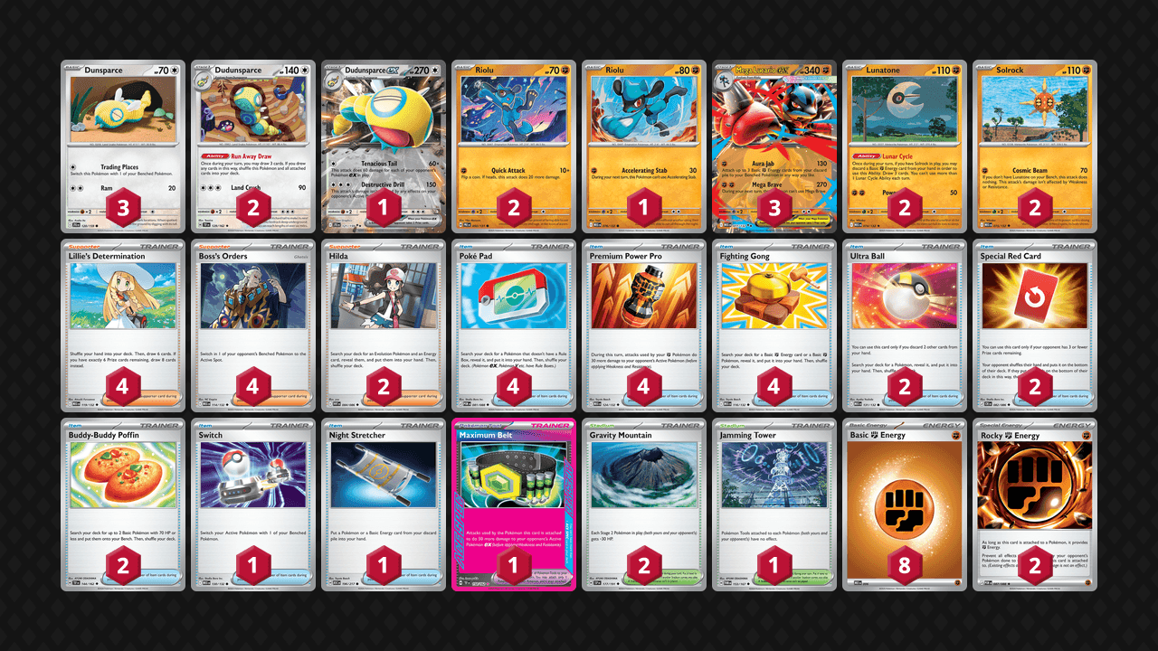 Mega 路卡利歐(Mega Lucario) 牌組圖片
