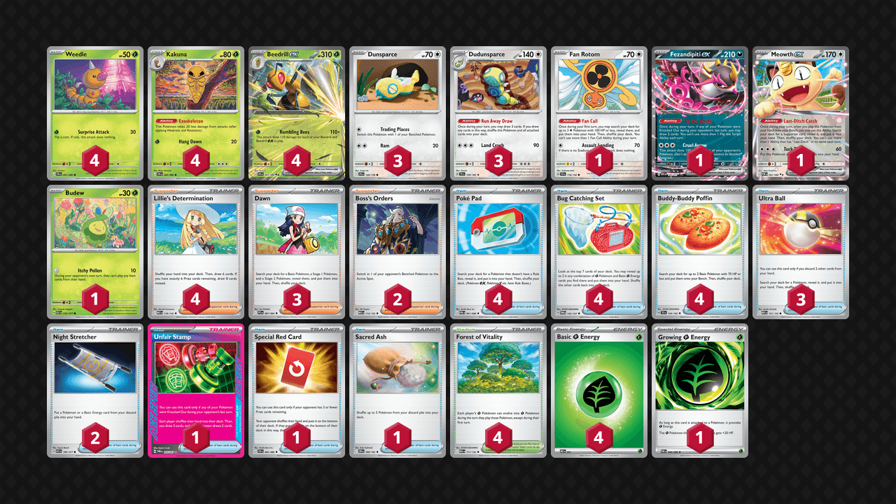 大針蜂(Beedrill) 牌組圖片
