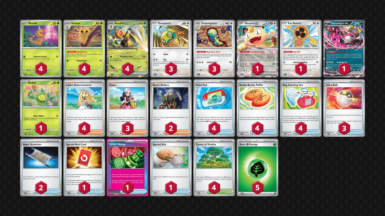 大針蜂(Beedrill) 牌組圖片