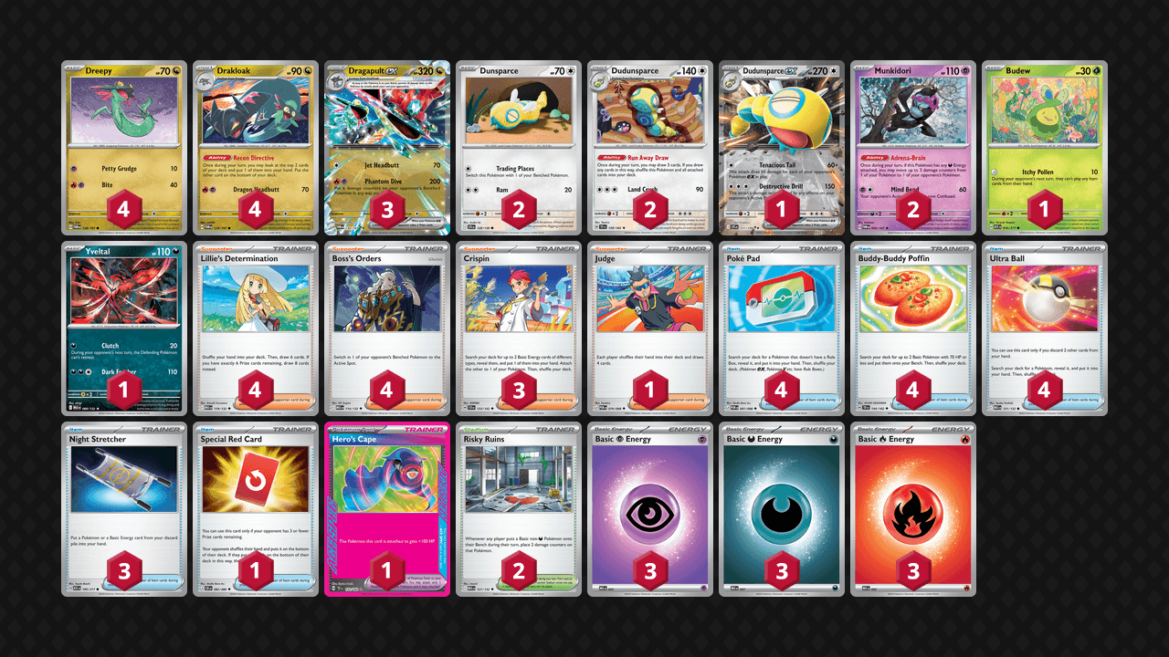 多龍巴魯托 土龍節節(Dragapult Dudunsparce) 牌組圖片