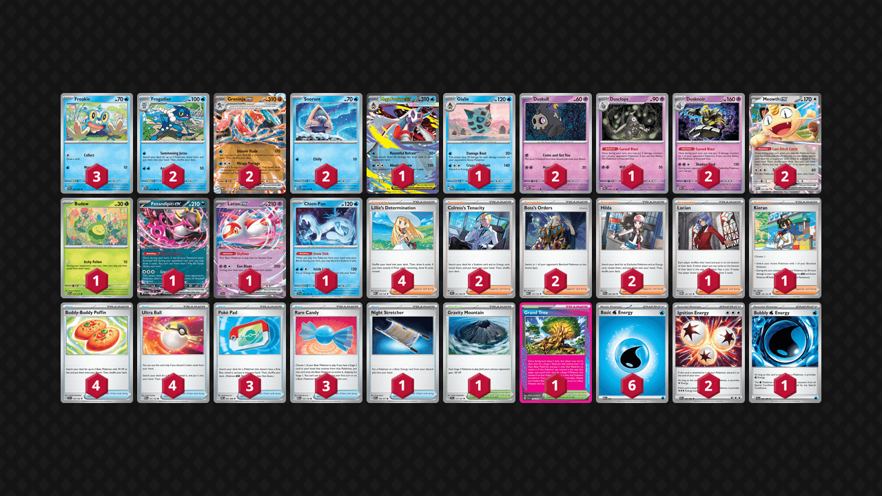 Greninja 牌組圖片
