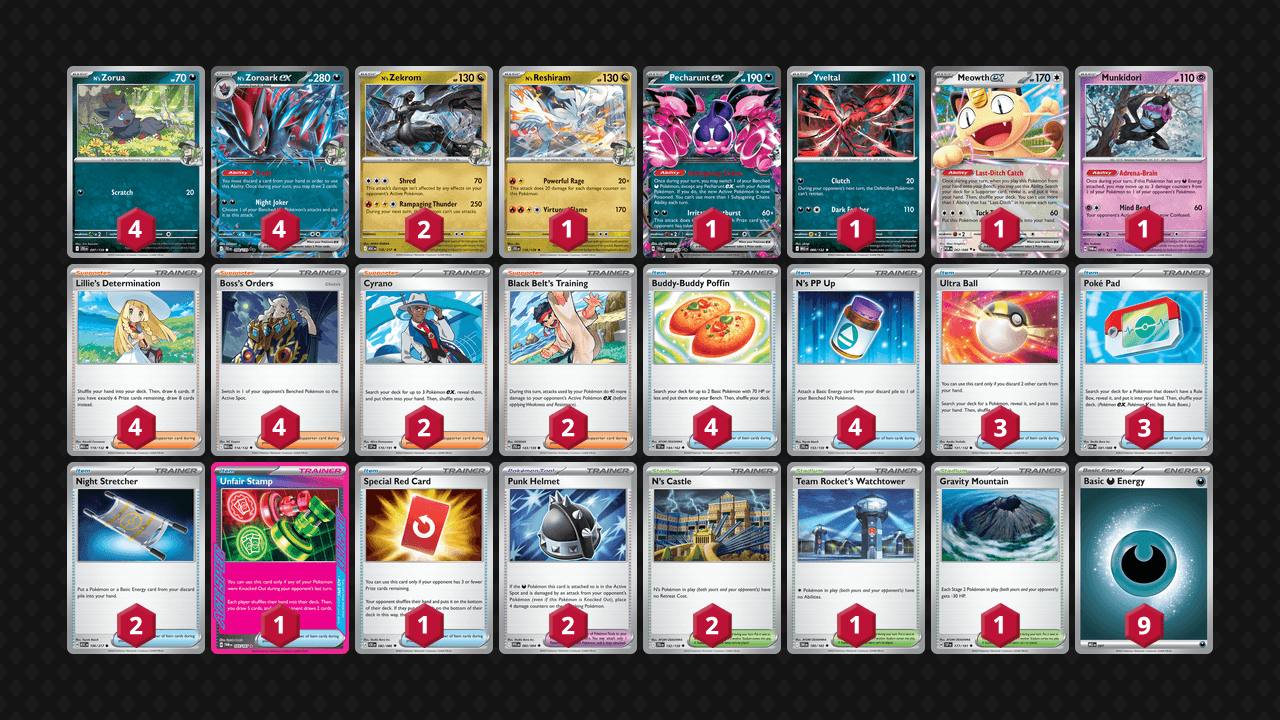 N's 索羅亞克(N's Zoroark) 牌組圖片