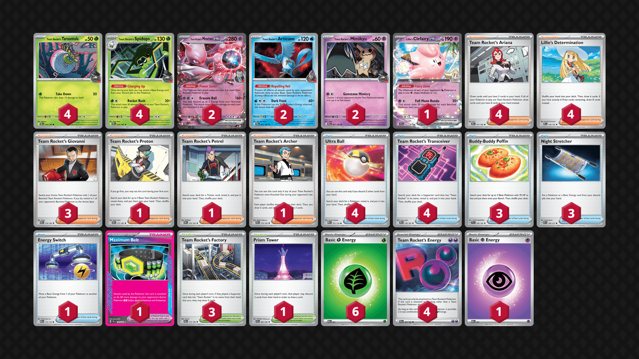 Rocket's 超夢(Rocket's Mewtwo) 牌組圖片