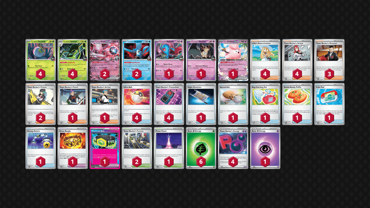 Rocket's 超夢(Rocket's Mewtwo) 牌組圖片