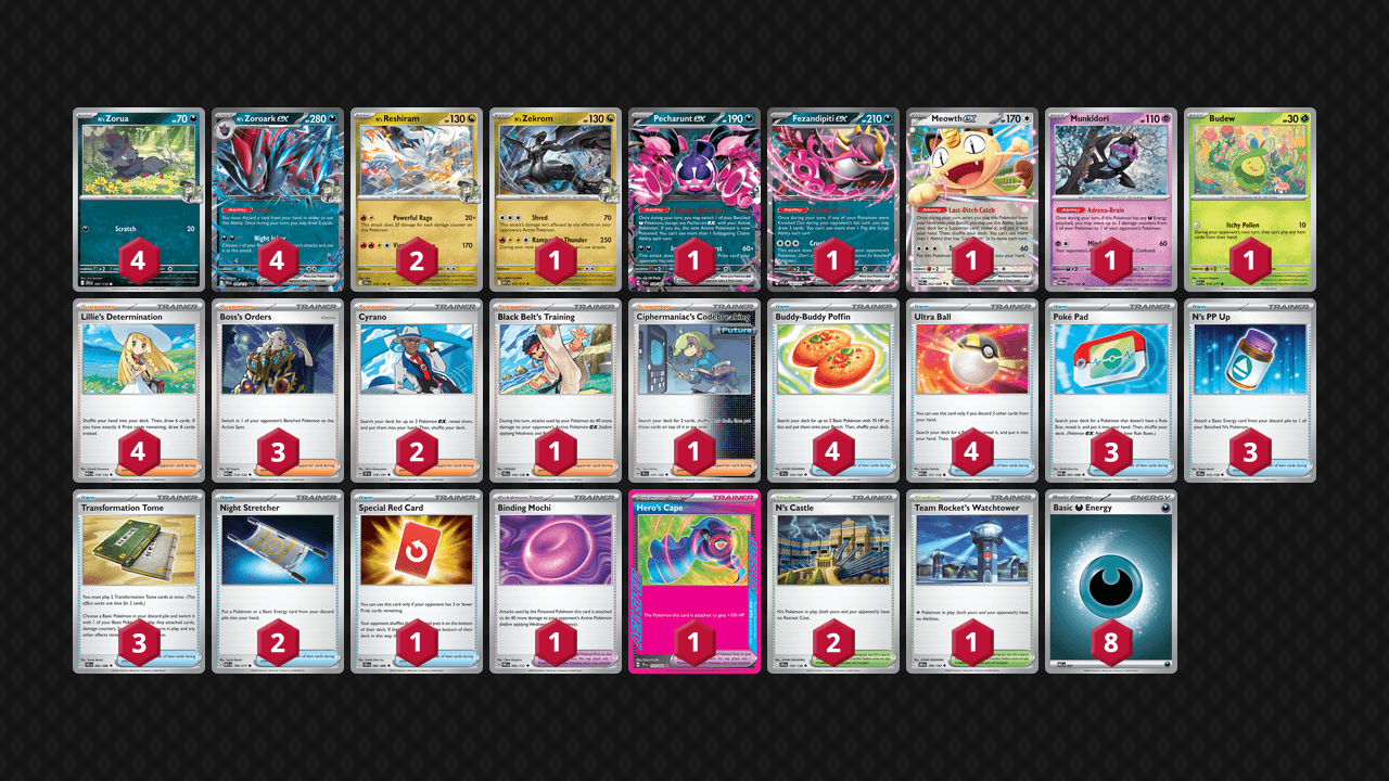 N's 索羅亞克(N's Zoroark) 牌組圖片