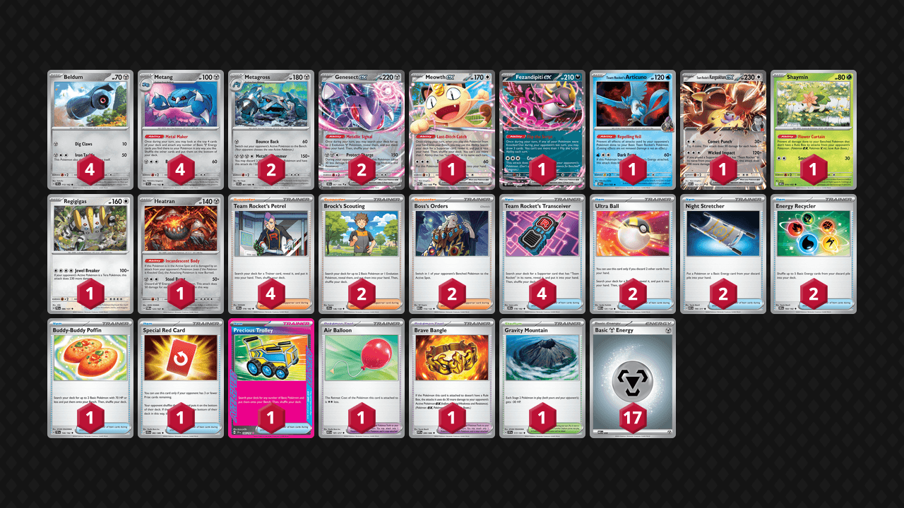 巨金怪(Metagross) 牌組圖片