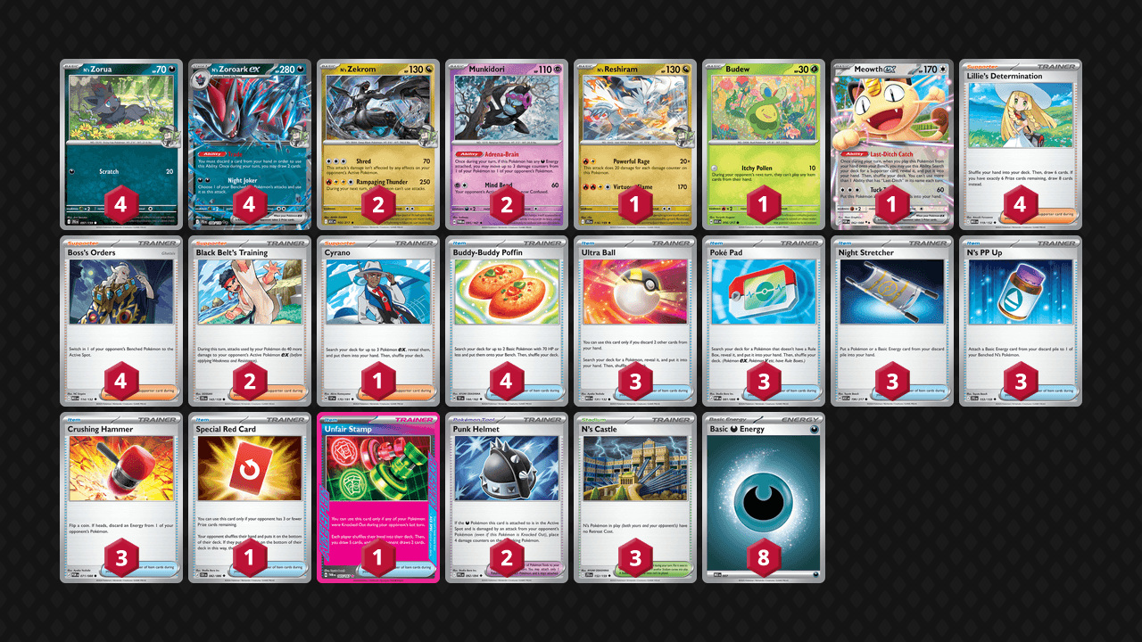 N's 索羅亞克(N's Zoroark) 牌組圖片