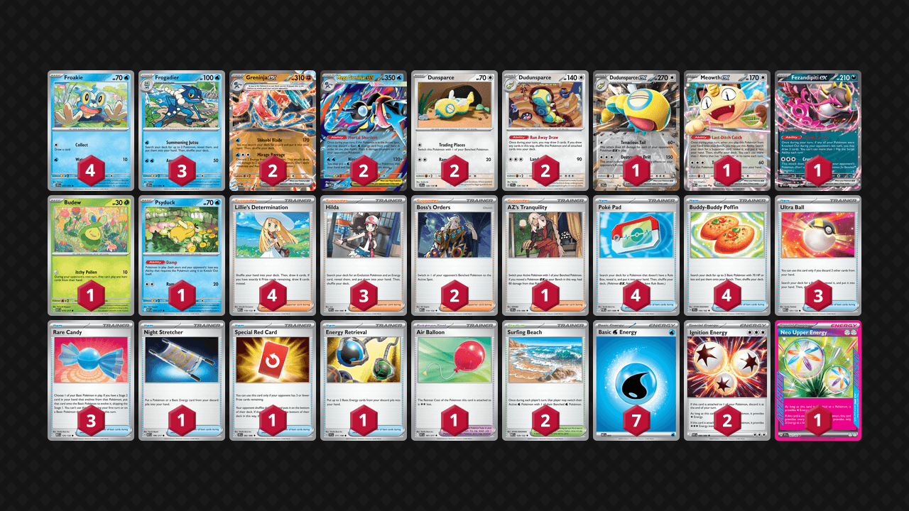 Mega Greninja 牌組圖片