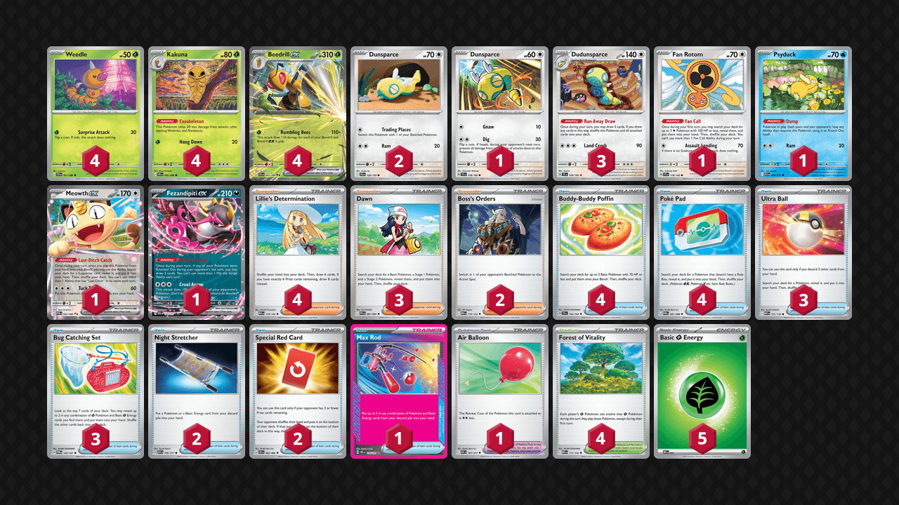 大針蜂(Beedrill) 牌組圖片