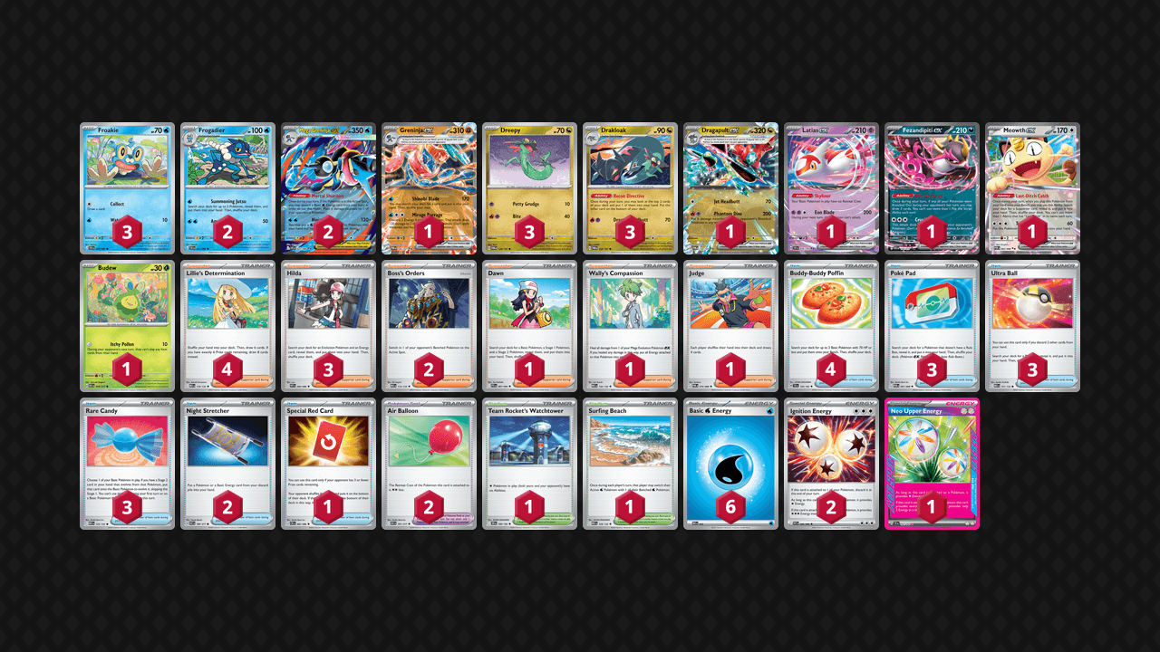 Mega Greninja 牌組圖片