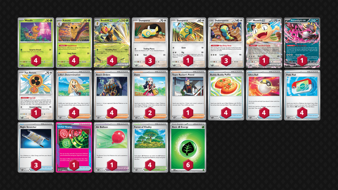 大針蜂(Beedrill) 牌組圖片