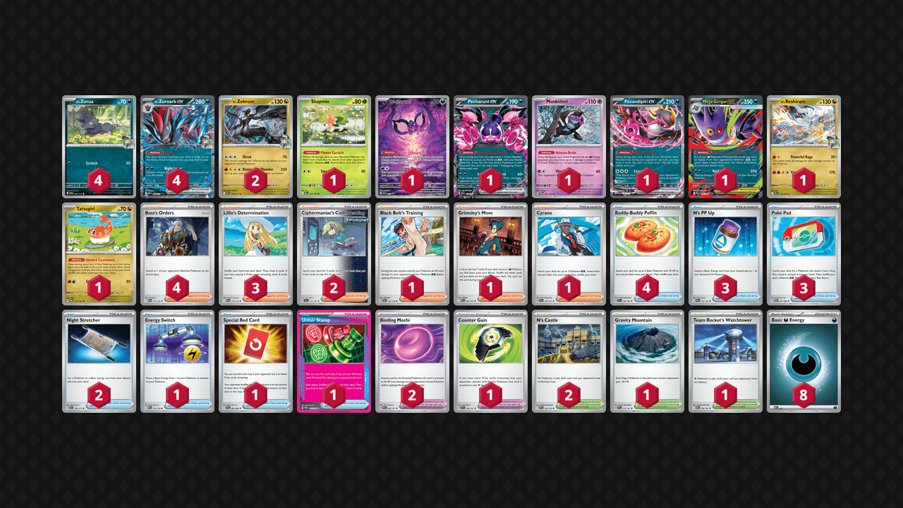 N's 索羅亞克(N's Zoroark) 牌組圖片