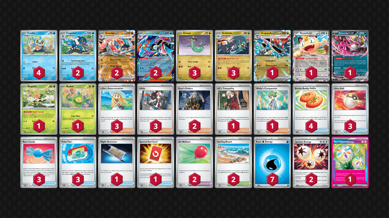 Mega Greninja 牌組圖片