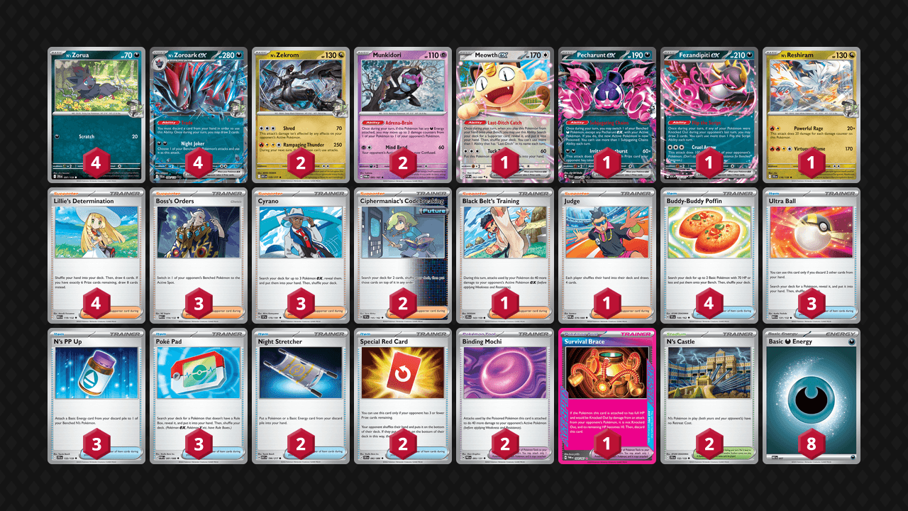 N's 索羅亞克(N's Zoroark) 牌組圖片