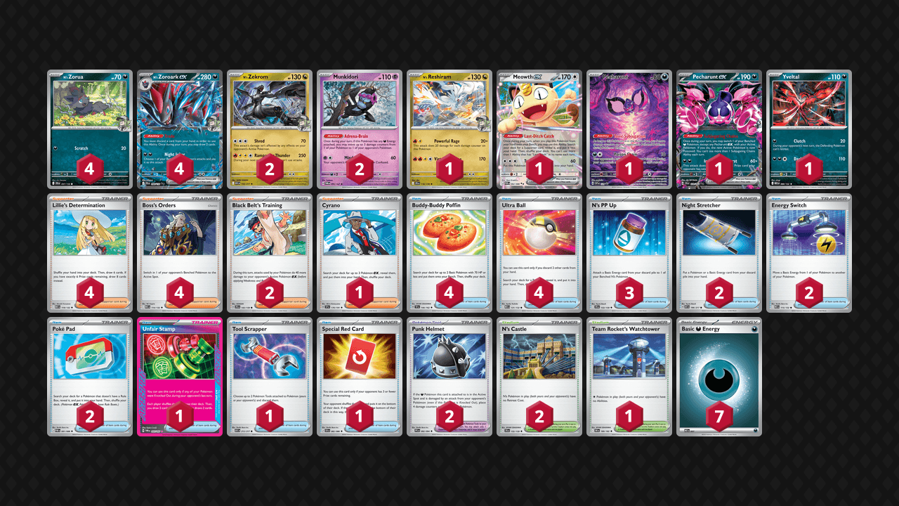 N's 索羅亞克(N's Zoroark) 牌組圖片