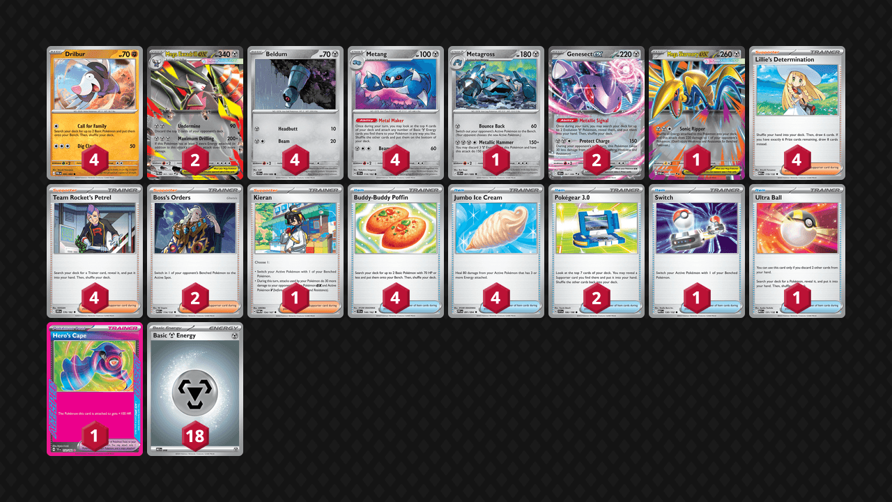 Mega 龍頭地鼠(Mega Excadrill) 牌組圖片