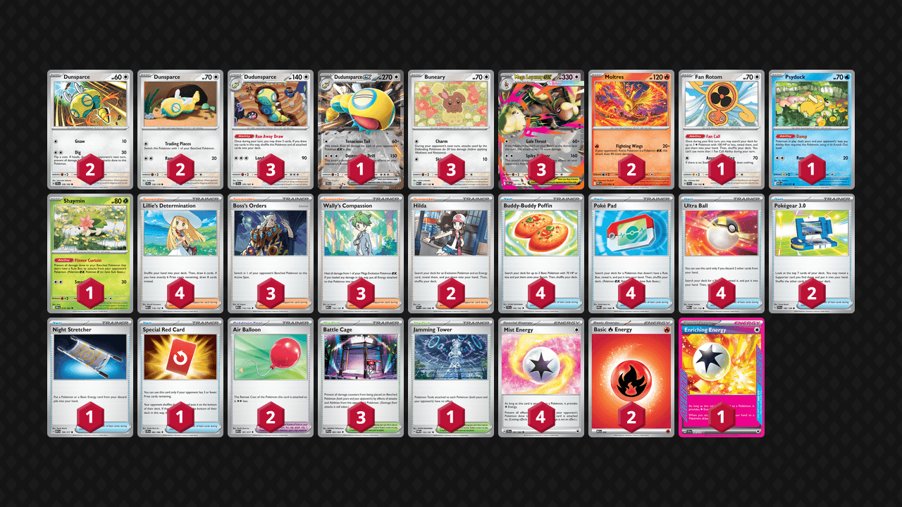 長耳兔 土龍節節(Lopunny Dudunsparce) 牌組圖片
