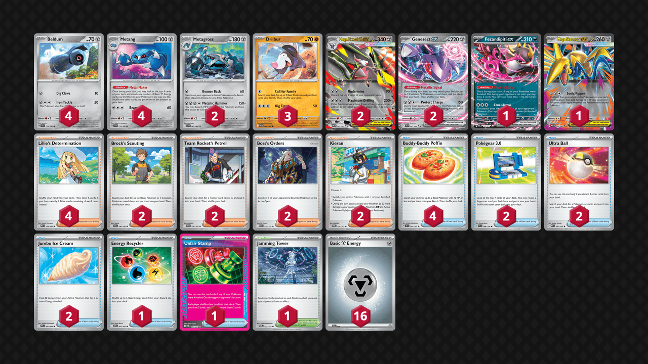 Mega 龍頭地鼠(Mega Excadrill) 牌組圖片