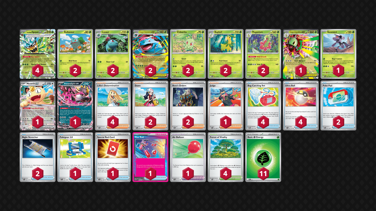 Mega 妙蛙花(Mega Venusaur) 牌組圖片