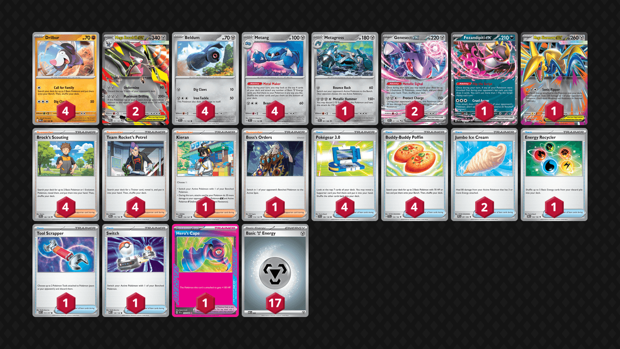 Mega 龍頭地鼠(Mega Excadrill) 牌組圖片