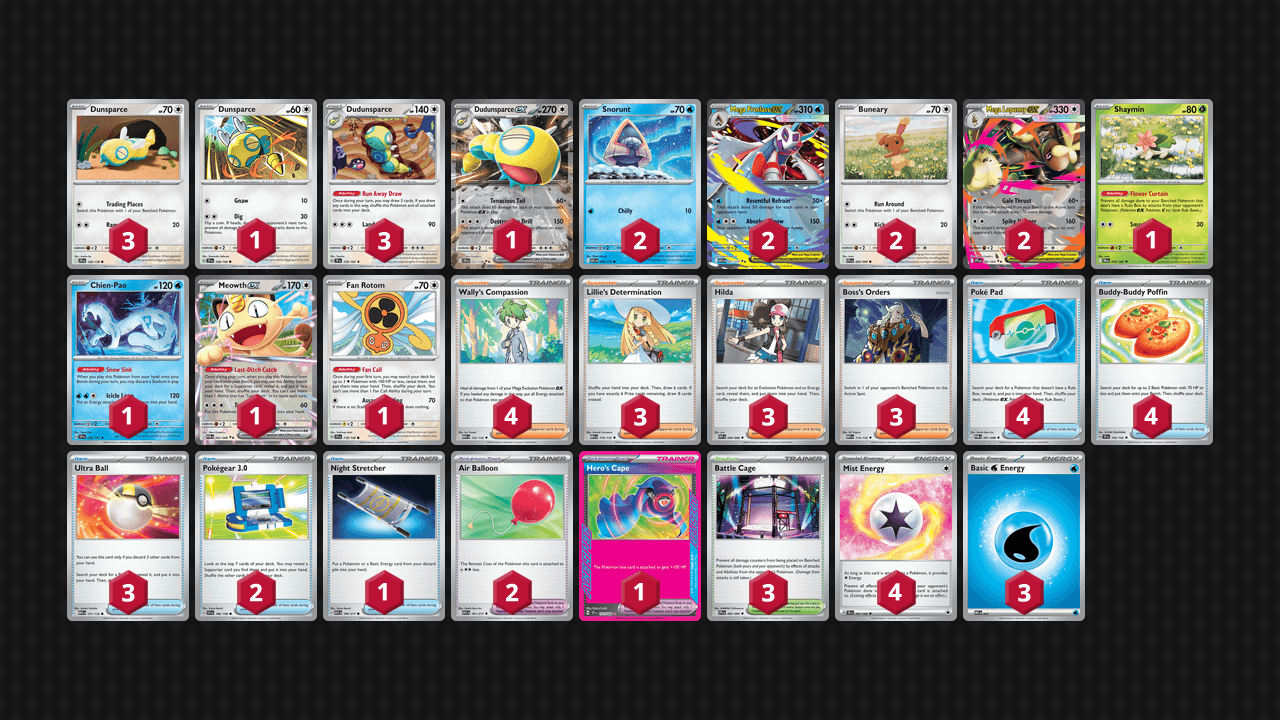 長耳兔 土龍節節(Lopunny Dudunsparce) 牌組圖片