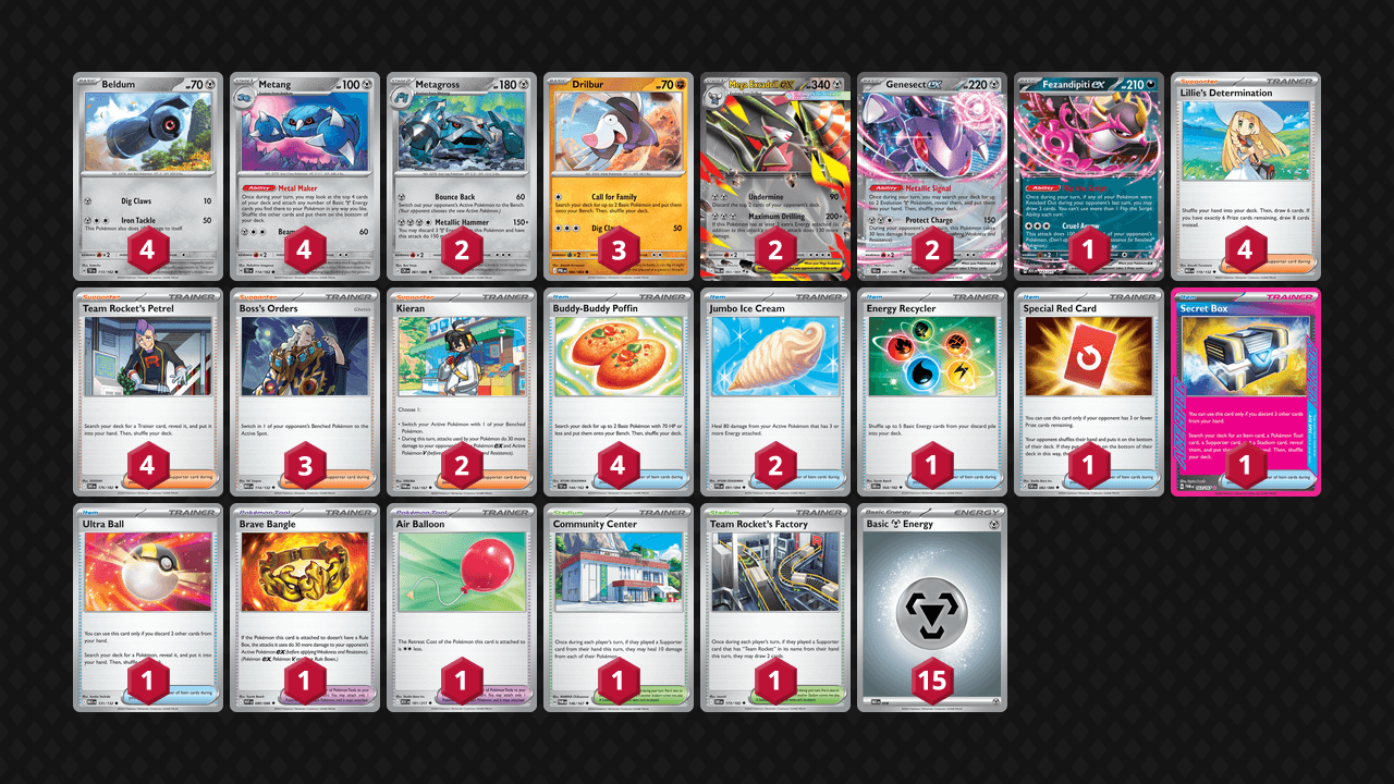 Mega 龍頭地鼠(Mega Excadrill) 牌組圖片