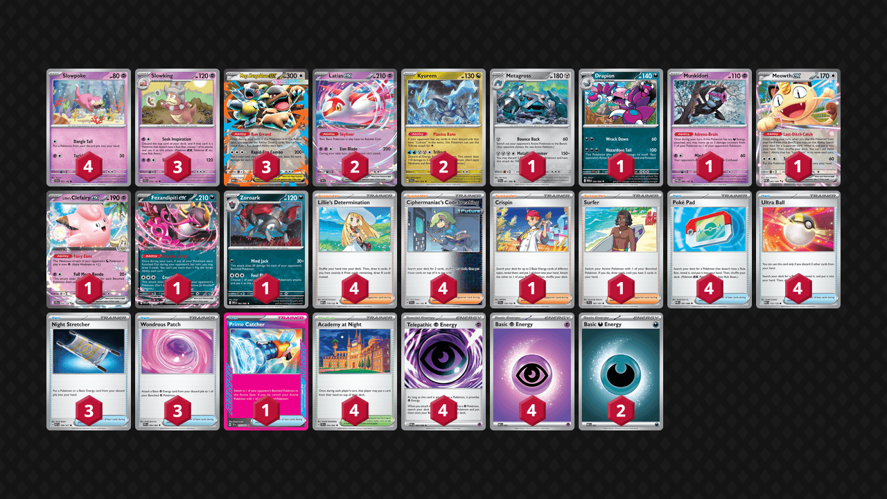 呆呆王(Slowking) 牌組圖片