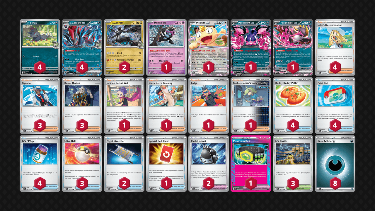 N's 索羅亞克(N's Zoroark) 牌組圖片