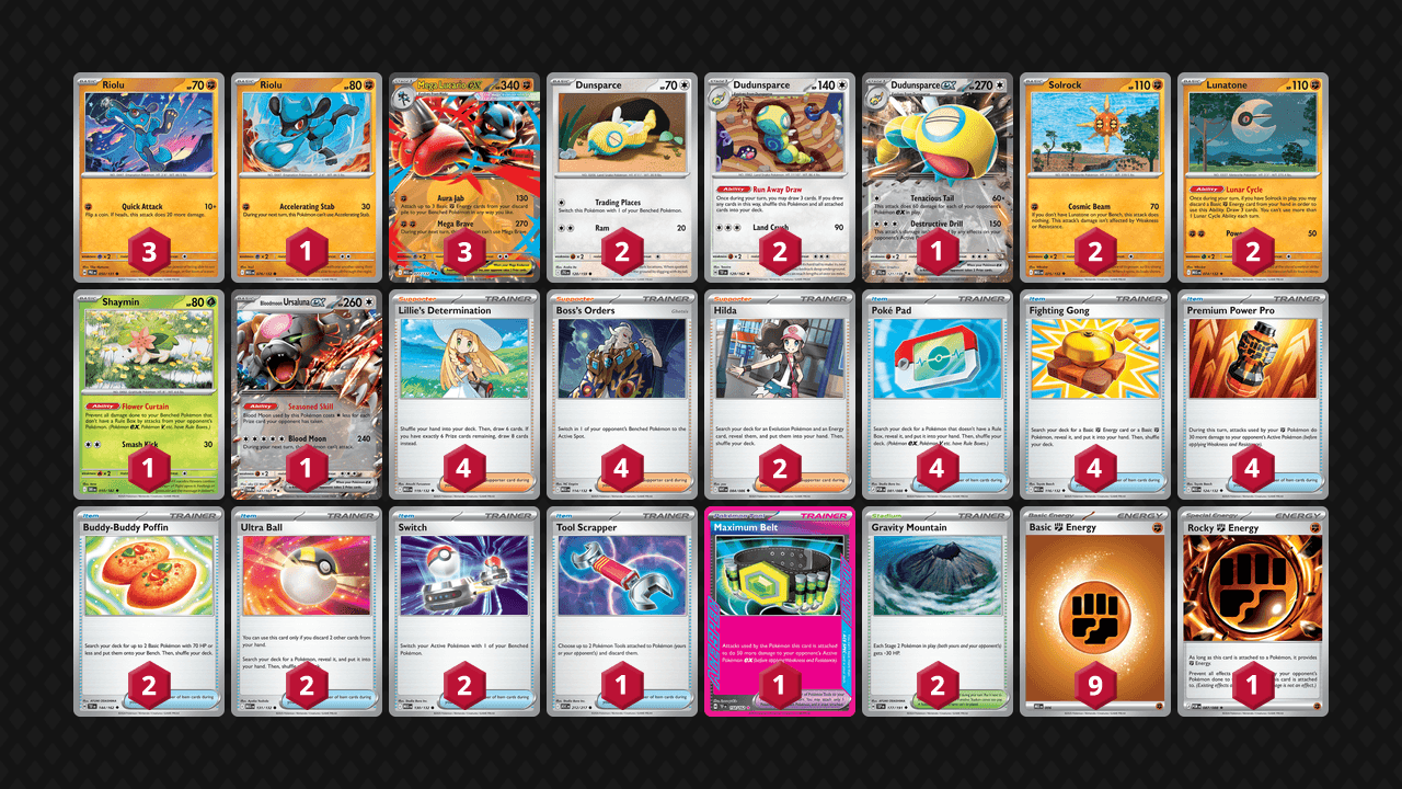 Mega 路卡利歐(Mega Lucario) 牌組圖片