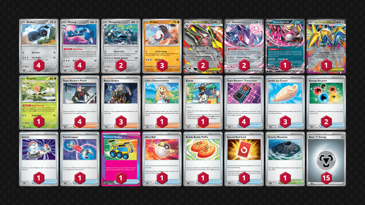 Mega 龍頭地鼠(Mega Excadrill) 牌組圖片