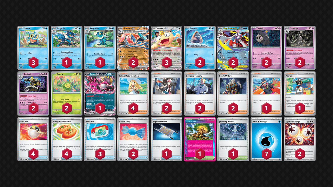 Greninja 牌組圖片