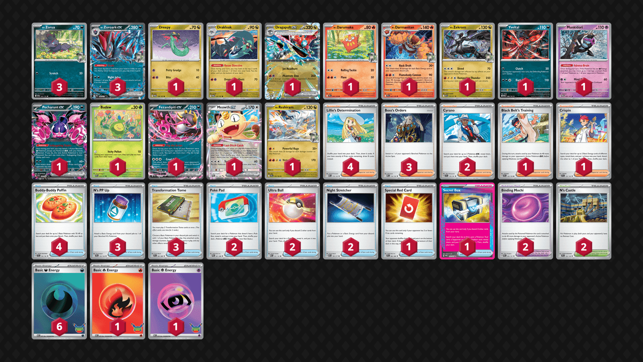N's 索羅亞克(N's Zoroark) 牌組圖片