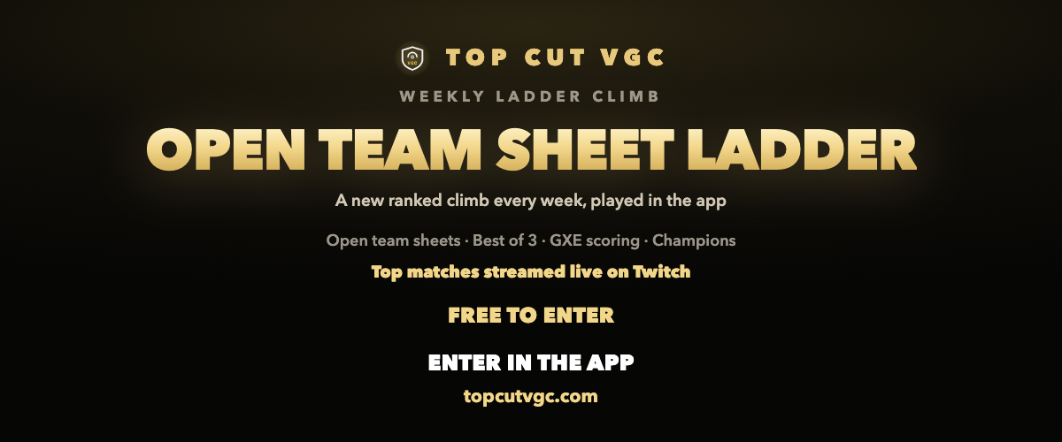 TopCut VGC Weekly Ladder Climb