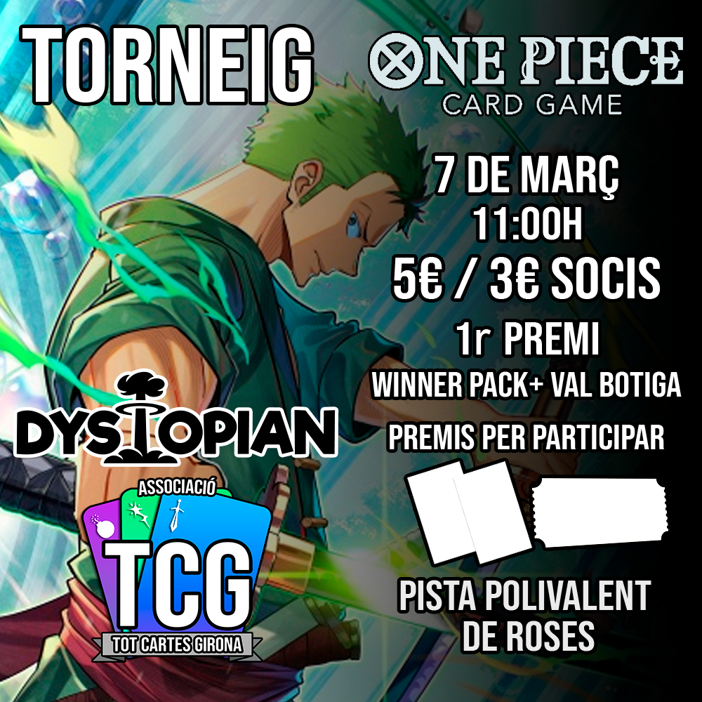 Torneig One Piece TCG- Saló del Manga i Tecnologia de Roses 2026