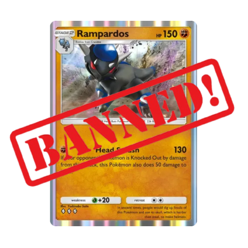 Rampardos ban