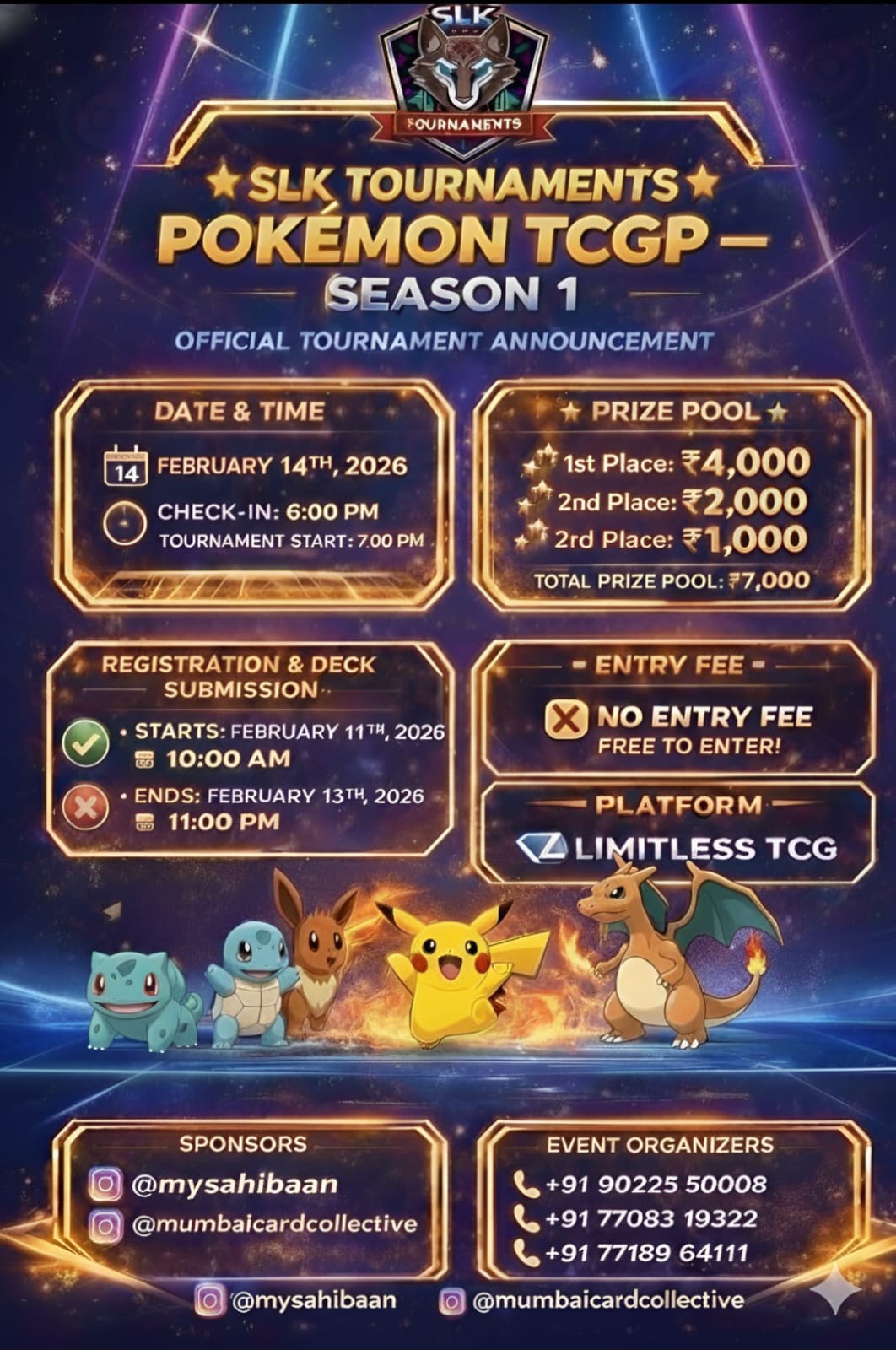 SLK Tournament Poster