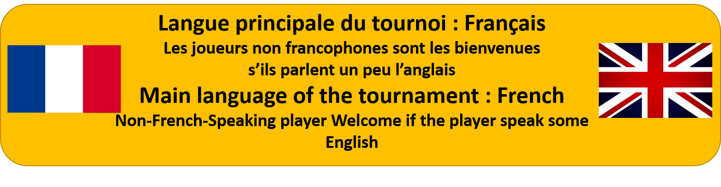 langue du tournoi