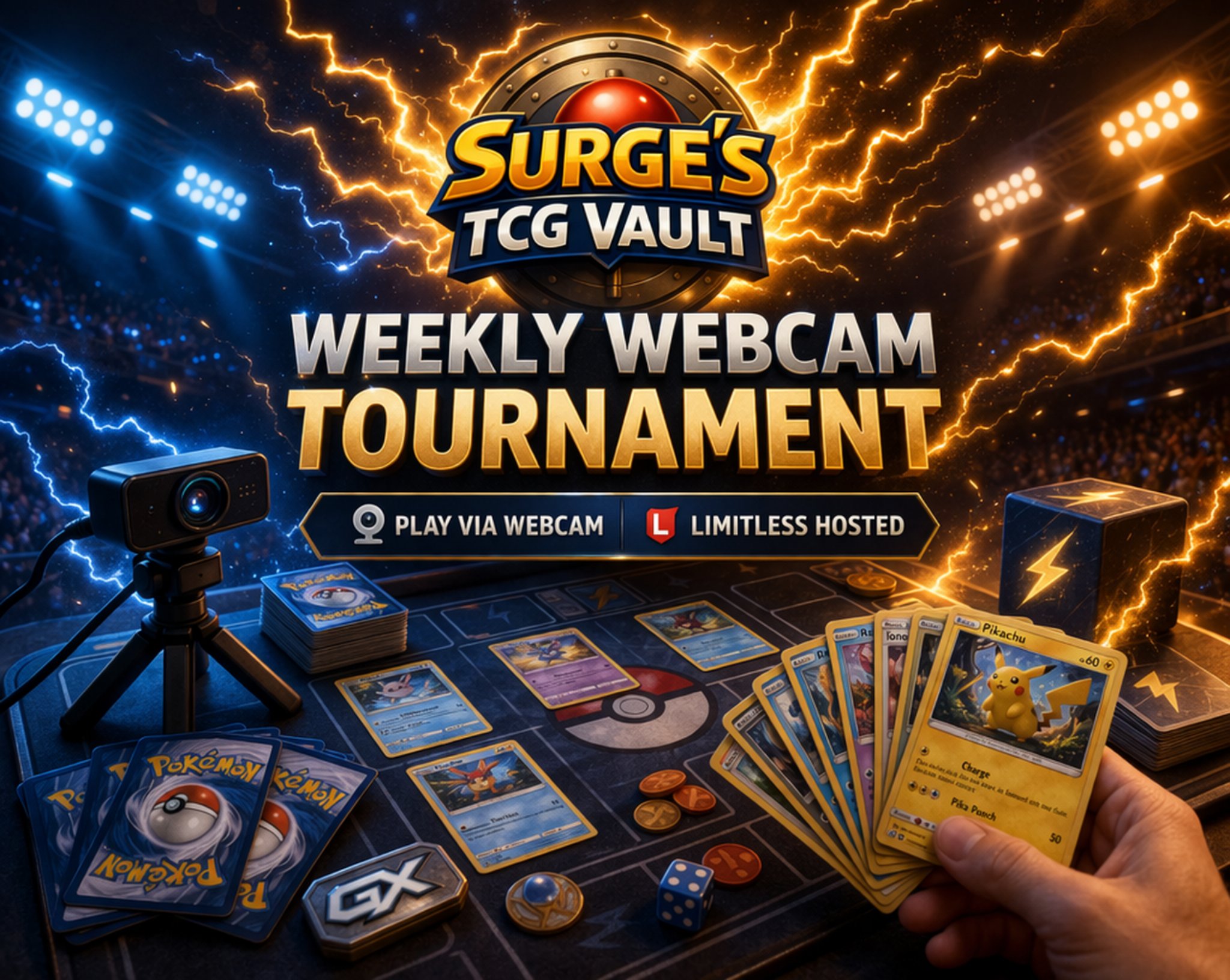 Surge's TCG Vault Weekly Webcam Tournament